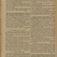 0765 - Page 763 - Analyses et indications bibliographiques. Pédiatrie sous la direction de M. L. Babonneix... V. Maladies des nourrissons. A propos du vaccin B. C. G. Vérification anatomique chez un nourrisson vacciné. (R. Girod et Cl. Debarge. Revue méd. de la Suisse Romande) [R. Levent] / Expériences touchant l'enrichissement en vitamines du régime alimentaire pendant le premier âge par administration d'ergostérine irradiée (Vigantol). (E. Vogt. Münchener med. Wochensch) [R. Levent] / VI. Maladies de la nutrition. Le traitement par l'insuline dans le diabète sucré de l'enfant. (K. Uutheim Tolerud. Brit. Journ. of child. Dis.) [R. Levent] / VII. Syphilis héréditaire. Convulsions de la première enfance et syphilis congénitale. (P. Nobécourt et L. Lebbée. Soc. de pédiatrie de Paris) [R. Levent] / La syphilis congénitale. Traitement par injections intrapéritonéales de novarsénobenzol. Conclusions de deux années de pratique. (C. G. Grulée, H. N. Sanford, P. C. Waldo. Amer. Journ. of dis. of chil.) [R. Levent] / Le traitement anténatal de la syphilis. (D. Nabarro, Brit. Journ. of Ven. dis.) [R. Levent] / Un cas de syphilis héréditaire du foie chez un enfant de quatorze ans, considéré faussement comme une tuberculose pulmonaire en évolution. (V. Mikulowski. La pédiatrie pratique) [R. Levent]