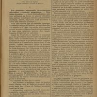 0779 - Page 777 - Revue générale. Comment interpréter une analyse crachats ; par le Docteur Henri Durand... V. Les processus suppuratifs. Bronchorrhées purulentes, processus gangréneux. Bronchites chroniques