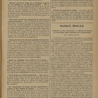 0785 - Page 783 - Sociétés savantes. Société médicale des hôpitaux. (Séance du 10 mai 1929). Tuberculose pulmonaire. Pneumothorax. Séro-médicament. Phrénicectomie. Pleurésie purulente à streptocoque Guérison. M. H. Dufour / Nouveau procédé de dosage de la bilirubine sanguine par une méthode de van den Bergh modifiée. MM. M. Chiray et F. Thiébaut / Mal de Pott cervical avec tachycardie et vertige dans la position horizontale. M.C.I. Urechia / Gomme du strié et du pale sans symptômes extrapyramidons. M.C.I. Urechia / Réveil du paludisme sous l'influence de la grippe. MM. Flandin, Marchal et Langlois / Cas de grippe avec complications rares. MM. Dargein et Germain / Cas vraisemblable de grippe suraiguë apparaissant et causant la mort pendant le sommeil. M. Etienne Bernard / Influence du sexe dans la grippe. M. Apert / Pratique médicale. Comment il faut envisager, à l'heure actuelle, le traitement médicamenteux de l'arthritisme ; par le Docteur Savigny