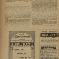 0890 - Page 888 - Intérêts professionnels. Les études médicales en Belgique. [A. Herpin] / Patentes médicales. [Foveau De Courmelles]