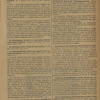 0901 - Page 899 - Analyses et indications bibliographiques. Radiumlogie ; par Simone Laborde... Physio-biologie / Nouvelle contribution à l'étude radiobiologique des épithéliomas du col utérin soumis à la télécuriethérapie. Les courbes de pycnoses, de mitoses normales et de mitoses atypiques. (A. P. Dustin. Arch. intern. de méd. expérim.) / La radiosensibilité des tissus et ses rapports avec le traitement des cancers. (Simone Laborde. Presse méd.) / Curiethérapie. Peau / Résistance à l'action des rayons X et des rayons du radium acquise par les épithéliomas de la peau à la suite d'irradiations antérieures (radio-immunisation). (Henri Beau. Th. de Paris) / A propos de la radio-résistance des épithéliomas cutanés. (J. Belot. Bull. de l'Assoc. franç. pour l'étude du cancer) / Traitement des épithéliomas cutanés vaccinés par irradiations antérieures. (R. Gauduchau et R. Danos [Nantes]. Bull. de l'Assoc. franç pour l'étude du cancer) / Sur la radiorésistance des épithéliomas cutanés irradiés antérieurement. (E. Marquis. Bull. de l'Assoc. franç. pour l'étude du cancer)
