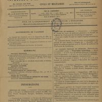 0915 - Page 913 - Abonnements de vacances / Sommaire / Informations. Hôpitaux de Paris. Concours d'électro-radiologiste / Concours de l'internat / Réunions médicales de Nancy / Facultés de médecine / XXe Congrès français de médecine. Programme scientifique
