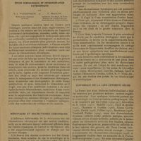 0919 - Page 917 - La lipo-arthrite sèche bilatérale et symétrique des genoux. Variété fréquente du rhumatisme ovarien de la ménopause. Étude sémiologique et interprétation pathogénique ; par R.-J. Weissenbach... et F. Françon... / Ménopause et rhumatismes chroniques / Historique de la lipo-arthrite-sèche