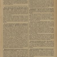 0939 - Page 937 - Sociétés savantes. Société de biologie. (Séance du 1er juin 1929). Propriétés agglutinantes du sérum de lapins préparés à l'aide de streptocoques entraînés par culture en filtrat d'urine de scarlatin. MM. E. Sacquépée, M. Liégeois et J. Fricker / Pouvoir infectant des filtrats de tuberculose aviaire en injections sous-cutanées et en ingestion chez le pigeon et chez la poule. MM. Fernand Arloing et A. Dufourt / Sur la séro-floculation du paludisme. Les conditions de la réaction. Facteurs non spécifiques de sensibilisation, et facteurs spécifiques. MM. Le Bourdelles et R. Liégeois, étude de la réaction de Henry / Modifications micellaires produites par l'addition de cristalloïdes dans le sérum sanguin. M. G. Cluzet / (Séance du 8 juin 1929). L'augmentation de la globuline sanguine à la période critique de la pneumonie. MM. M. Loeper, Ravier De Sèze et Mlle Lebert / L'augmentation relative de la sérine du sang dans l'hyperthyroïdisme. MM. M. Loeper, J. Tonnet et Mlle Lebert / Recherches sur la motricité de l'uretère isolé. M. S. Stoïcesco / Résultats de l'inoculation au cobaye d'un sarcoïde et d'une tuberculide papulo-nécrotique. MM. P. Ravaut, J. Valtis et P. Nélis / Action de l'antigène méthylique sur l'intoxication tuberculeuse expérimentale. MM. L. Nègre et A. Boquet / Recherches sur la réaction de Dick chez la mère et le nourrisson. MM. Chr. Zoeller. L. Ribadeau-Dumas et J. Chabrun