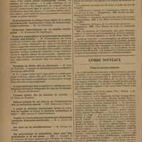 0974 - Page 972 - Sociétés savantes. Société de neurologie. (Séance du 6 juin 1929). Hémangiome rolandique. Extirpation. Guérison. MM. Dereux... et Martin... / Projection topographique et interprétation des céphalées d'origine naso-sinusale. M. Dufourentel... / Paraplégie en flexion chez un catatonique. M. Dide... / Des perturbations du métabolisme basal dans l'état parkinsonien et de ses causes. MM. J. Froment et R. Corajod... / Congrès. Association française de chirurgie / Livres nouveaux. Fiches de pratique médicale
