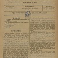 0979 - Page 977 - Sommaire / Informations. Hôpitaux de Paris. Concours de l'internat