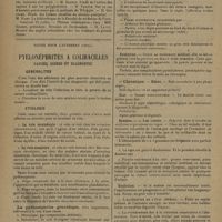 1012 - Page 1010 - Actes de la faculté de médecine de Paris. Thèses / Notes pour l'internat (Oral). Pyéronéphrites à colibacilles. Causes, signes et diagnostic. Généralités / Étiologie / Symptômes