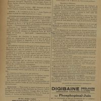 1016 - Page 1014 - Informations. Légion d'honneur. Guerre / Marine / Journées médicales d'Évian-les-Bains (14-16 Septembre 1929) / Nécrologie / Intérêts professionnels. Association corporative des étudiants en médecine de Paris