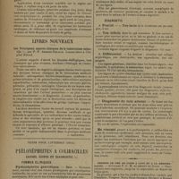 1044 - Page 1042 - Notes de pratique. Myocardite sénile / Livres nouveaux. Les principaux aspects cliniques de la tuberculose infantile, par P.-F. Armand-Delille. [L. Babonneix] / Notes pour l'internat (Oral). Pyélonéphrites à colibacilles