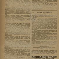 1080 - Page 1078 - Informations. Faculté de médecine de Lyon. Cours de perfectionnement sur la tuberculose. Médecine, radiologie, thérapeutique, bactériologie, sérologie, hygiène et prophylaxie sociale / Association amicale des chefs de clinique de l'école de médecine de Marseille. conférences sur des questions d'actualité / Revue des thèses. Contribution à l'étude du traitement des abcès du sein par ponction et injection de bouillon-vaccin, par Jean Mary / Renseignements