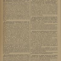 1090 - Page 1088 - Sociétés savantes. Société de biologie. (Séance du 22 juin 1929). Identification d'un virus prétendu herpétique, en réalité rabique, par des expériences d'immunité croisée avec la rage. Immunisation antirabique cutanée, à l'aide d'injections intradermiques répétées de virus formolé. M. S. Nicolau et Mme L. Kopciowska / Les modifications histo-pathologiques du système nerveux dans la coqueluche. M. S. Nicolau et Mlle E. Mateiesco / Sur la dissémination des bacilles de Koch inoculés au cobaye par la voie sous-cutanée. MM. Boquet, L. Nègre et J. Valtis / Sur l'hérédité de la séro-anaphylaxie. MM. L. Nattan-Larrier et L. Richard / Variations de l'excitabilité du centre respiratoire et des fibres centripètes du nerf vago-sympatique consécutives à l'irritation des voies respiratoires profondes. M. et Mme A. Chauchart, MM. J. Fegler et B. Bartenbach / Action du chlorhydrate de cocaïne sur les troncs nerveux. Modifications des paramètres de l'excitabilité du nerf lingual du chien (voie sensitive du réflexe linguomaxillaire). MM. J. Régnier et G. Valette / Relations entre les modifications de la cortico-surrénale et l'évolution du cancer expérimental de la souris. MM. F. Arloing, A. Josserand et Charachon, à propos d'une notre récente de M. B. Sokolof / Imprégnation du système nerveux par les matières colorantes sous l'influence de l'anesthésie générale. M. R. le Clerc