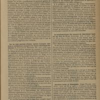 1105 - Page 1103 - Analyses et indications bibliographiques. Neurologie et psychiatrie ; par le Docteur J. Lhermitte... Cerveau. Parkinsonisme dans l'artério-sclérose (Macdonald Critchley. Brain..) / Sur un type anatomo-clinique spécial d'atrophie cérébrale et cérébelleuse suraiguë avec foyers nécrotiques disséminés. (G. Guillain et I. Bertrand. Rev. neur...) / La symptomatologie des tumeurs du lobe frontal basée sur une série de 22 cas. (Kubisteck. Arch. of neur...) / Sécrétion lactée et diencéphale. (Riese Walter. Klin. Wochr...)