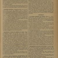 1107 - Page 1105 - Analyses et indications bibliographiques. Neurologie et psychiatrie ; par le Docteur J. Lhermitte... Cerveau. Sécrétion lactée et diencéphale. (Riese Walter. Klin. Wochr.) / Encéphalite chronique. (George Riddoch. Journ. of ment. science...) / Contribution à l'étude du syndrome du noyau rouge. (De Giacomo, Umberto. Riv. di Path. nerv. e ment...) / Syndrome hépato-encéphalique. Transformation kystique des noyaux des cellules hépatiques. (P. Guiraud. Encéphale...) / Cervelet. La sclérose lamellaire du cervelet (Hanon, L. Julio. Semana med...) / Hémangiome du cervelet et de la rétine. (Cushing, Harvey, and Percival Bailey. Arch. of ophtalm.) / Moelle épinière. Étude clinique et anatomique sur la pathogénie de la sclérose multiple. (Pette. Dtsch. Z. Nervenheilk...)