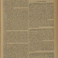 1111 - Page 1109 - Analyses et indications bibliographiques. Neurologie et psychiatrie ; par le Docteur J. Lhermitte... Nerfs périphériques. Etude sur les septinévrites à ultravirus neurotropes. (Nicolau, O. Dimancesco-Nicolau et A. Galloway. Annales de l'Inst. Pasteur...) / Le sympathique. Sur la dépigmentation, de l'iris dans les maladies du système nerveux [hétérochromie irienne d'origine neurogène]. (Bistis. Arch. d'ophtalm...) / La polynévrite aiguë fébrile compliquée de la participation du sympatique cervical. (Fragnito. Riv. di neur...) / Sur les troubles des fonctions de l'estomac dans la sclérose multiple. Contribution à l'étude de l'hypertonie limitée et de l'hypersécrétion gastrique. (Leo Hess und Josef Faltitschek. Med Klin...)