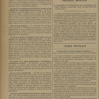 1116 - Page 1114 - Sociétés savantes. Société des chirurgiens de Paris. (Séance du 3 mai 1929). Trois trépanations pour syndromes épileptiformes. M. Brodier / Le signe de la carphologie sexuelle dans le pronostic chez l'homme des traumatismes graves du crâne. M. Dupuy de Frenelle, sur un travail de M. Mario Béraud... / Sept cas de gastropexie. M. V. Pauchet, sur un travail de M. Max Manon... / Un cas de sarcome de l'humérus ayant abouti à la production d'un syndrome d'anémie pernicieuse. M. Mornard, sur cette observations de MM. Scheikevitch et Uteau... / Les kystes de la région hypophysaire : intrasellaires, sus-sellaires et mixtes. M. Bourguet / Sur un cas de polydactylie. M. Muller... / Fracture transtrochantérienne du fémur vissée par trois vis. M. Dupuy de Frenelle / Pratique médicale. Le traitement opothérapique des symptômes obésité, stérilité, migraines, dans les insuffisances ovariennes ; par le Docteur Alice Ulrich Lévy / Livres nouveaux. Chirurgie nouveaux. Chirurgie de l'articulation temporo-maxillaire ; par L. Dufourmentel. Préface de M. le Professeur Sebileau. [P. Truffert]