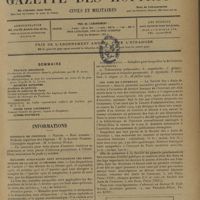 1135 - Page 1133 - Sommaire / Informations. Hôpitaux de province. Nantes / Maladies auxquelles sont applicables les dispositions de la loi du 15 février 1902 / Les amis de l'internat