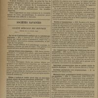 1160 - Page 1158 - Névraxite aigue et grossesse ; par MM. Léon Tixier... et Stanislas de Sèze... / Sociétés savantes. Société médicale des hôpitaux. (Séance du 12 juillet 1929). Sur un cas d'ostéomalacie amélioré par la radiothérapie ovarienne. MM. O. Crouzon et L. Justin-Besançon / Lithiase biliaire intra-hépatique. MM. Brulé, Leveuf et Stehelin / Oedème à rechute et anémie grave chez un nourrisson carencé atteint de bronco-pneumonie récidivante. MM. Ribadeau-Dumas, Max Lévy et Louis Villemin / Influence de la grossesse sur le seuil de sécrétion du glucose au cours du diabète. M. Max Lévy / Insulino résistance dans le diabète. MM. F. Rathery, Maurice Rudolf, Thoyer et H. Villiers / Diabète et hypoglycémie. MM. Rathery et M. Rudolf / Sur l'emploi dans le régime des diabétiques des sucres caramélisés. MM. Labbé, Boulin, et Gilbert Dreyfes / Méningite aiguë, probablement hérédo-syphilitique chez une gynandre. MM. E. Trémolières, André Tardieu et Paul Véran / Thrombose cérébrale multiple post-pneumonique. MM. E. De Massary et Y. Bouquien