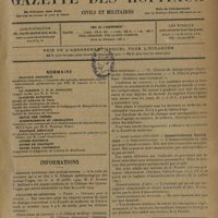 1231 - Page 1229 - Sommaire / Informations. Hospice national des quinze-vingts / Facultés de médecine. Paris