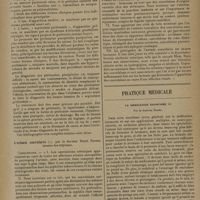 1257 - Page 1255 - Revue des thèses. Péritonites puérpérales généralisées des suites de couches, par M. René Suzor / L'urémie convulsive, par le Docteur Henri Thiers... / Pratique médicale. La médication bromurée ; par le Docteur Darre