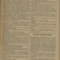 1292 - Page 1290 - Informations. (Suite). Cours de la faculté de médecine de Paris. Chaire de physique médicale / Clinique thérapeutique chirurgicale / Bulletin bibliographique