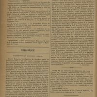 1296 - Page 1294 - Informations. XXe Congrès français de médecine / Nécrologie / Chronique. Inauguration du monument cabanès / Cours de la faculté de médecine de Paris