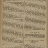 1334 - Page 1332 - Sociétés savantes. Académie des sciences. (Séance du 26 août 1929). Sur les effets pathogènes exercés chez l'homme et chez l'animal par l'exotoxine neurotrope du « Bacillus coli ». M. H. Vincent / (Séance du 2 septembre 1929) / Réunion obstétricale et gynécologique de Montpellier. (Séance du 26 juin 1929). La radiographe peut-elle servir à diagnostiquer l'âge de la grossesse ? M. Brémond...