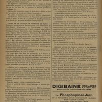 1342 - Page 1342 - Informations. Statistique municipale / Cours de la faculté de médecine de Paris. Clinique obstétricale Baudelocque / Leçons sur la diphtérie / Clinique ophtalmologique de l'Hôtel-Dieu / Amphithé^tre d'anatomie / Chemins de fer de Paris à Lyon et à la Méditerranée. Agences P.-L.-M. A Ajaccio