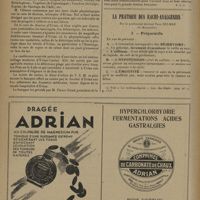 1390 - Page 1392 - Autour des journées médicales d'Évian / La pratique des rachi-analgésies ; par le Professeur Docteur Paul Delmas... I. Préparatifs
