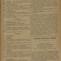 1401 - Page 1403 - L'usage des rachis en obstétrique ; par le Professeur Docteur Paul Delmas... II. Conséquences cliniques / III. Indications / IV. Conditions / V. Technique / Journées médicales d'Évian. 14-15 septembre 1929. Deuxième question. Hypertension artérielle. Sur l'hypertension artérielle. Rapport de M. Charles Laubry...