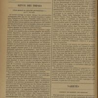 1418 - Page 1422 - Sociétés savantes. Académie de médecine. (Séance du 1er octobre 1929). Notice. M. Rouvillois / Revue des thèses. L'état mental au cours des périviscérites, par F. Jaulmes / Variétés. Comment se marient les médecins