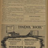 1508 - Page 1512 - Informations (Suite). Liste alphabétiques des candidats au concours de l'externat des hôpitaux de Paris / Sanatorium départemental de Ponteils / Cours de la faculté de médecine de Paris. Cours de clinique chirurgicale / Clinique d'accouchements et de gynécologie / Clinique ophtalmologique de l'Hôtel-Dieux / Notes de pratique. Antisepsie pulmonaire