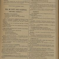 1510 - Page 1514 - Notes de pratique. Antisepsie pulmonaire / Notes pour l'internat (oral). Mal de pott sous-occipital