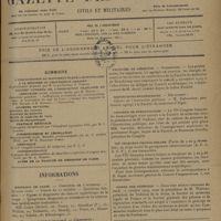 1513 - Page 1517 - Sommaire / Informations. Hôpitaux de Paris. Concours de l'internat / Concours d'aide d'anatomie / Prix Fillioux / Concours d'ophtalmologiste / Facultés de médecine. Strasbourg / Distinctions honorifiques / Congrès de stomatologie / VIIe journées Franco-Belges / Ordre des médecins