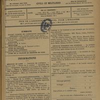 1573 - Page 1577 - Sommaire / Informations. Hôpitaux de Paris. Concours de l'internat / Concours d'oto-rhino-laryngologiste / Assistants d'électro-radiologiste des hôpitaux / Hôpitaux de province. Rennes / Médaille d'honneur des épidémies / Concours pour l'agrégation. (Voir la suite des « Informations », p. 1574)