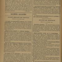 1612 - Page 1618 - Journée médicale de Dax (26 octobre 1929) / Sociétés savantes. Société médicale des hôpitaux. (Séance du 18 octobre 1929). Le liquide des épanchements pleuraux de la maladie rhumatismale. M. May / Dégénérescence amyloïde et néphrose lipoïdique. MM. Marcel Labbé, R. Boulin, Azerad et Justin-Besançon / Dextrocardie totale par tractions avec arrêt de développement du sein homologue. Tolérance parfaire depuis trente-trois ans. MM. Trémolières et Véran / Vin aliment de vin médicament. M. Loeper / Sur un cas de pleurésie putride produite par la flore spirochéto-anaérobie. M. André Jacquelin, Mlle Brun et M. Fouquet / Les accidents consécutifs au traitement de la maladie de Basedow par le tartrate d'ergotamine. MM. D. Adlesterg et O. Porges... / Société de chirurgie. (Séance du 23 octobre 1929). Pancréatite chronique. M. Grégoire / Septico-pyohémie traitée par le bactériophage. M. Gouverneur, cette observation de M. Davioud