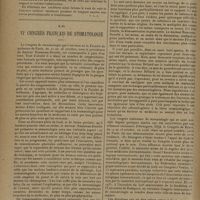 1648 - Page 1654 - Chronique. Le cinquantenaire du concours médical (17-18 novembre 1929) / Le VIe Congrès français de stomatologie