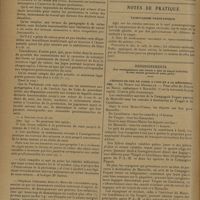 1682 - Page 1690 - Intérêts professionnels. Dettes et chômages médicaux ; par M. le Docteur Foveau de Courmelles / Notes de pratique. Tachycardie paroxystique / Renseignements