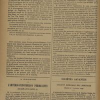 1702 - Page 1710 - Modalités de croissance staturale des garçons de haute stature ; par le Professeur P. Nobécourt / L'arthrodèse par enchevillement dans la tumeur blanche du genou chez l'adulte ; par M. Lance... / A propos de l'artério-hypotension permanente idiopathique / Sociétés savantes. Société médicale des hôpitaux. (Séance du 8 novembre 1929). A propos de la communication de M. Charles Richet fils sur « l'anaphylaxie clinique aux Etats-Unis ». M. Pasteur Vallery-Radot