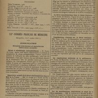 1724 - Page 1732 - Revue générale. Sur le traitement de la luxation subtotale du carpe rétro-lunaire ; par M. R. Bureau... / XXe Congrès français de médecine. Montpellier, 15-17 octobre 1929. Communications. Maladies infectieuses et parasitaires (tuberculose exceptée)