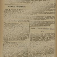1806 - Page 1814 - Livres nouveaux. Medicus 1930, guide-annuaire du Corps médical français / Cours et conférences. Cours de la faculté de médecine de Paris / Société de thérapeutique / Hôpital broussais / Actes de la faculté de médecine de Paris / Thèses