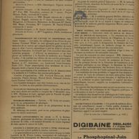 1850 - Page 1858 - Informations. Hôpitaux de province. Bordeaux / Commémoration de l'oeuvre du professeur Fernand Widal / Faculté de pharmacie de Paris / Écoles de médecine. Nantes / Centre anticancéreux de Lille / Citation à l'ordre de la nation à titre posthume / Guerre. Mutations / Asile national des convalescents de Saint-Maurice (Seine). Concours pour un emploi de médecin chef du service de radiologie / Asiles publics d'aliénés. (Voir la suite des «Informations », p. 1861)