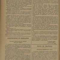 1854 - Page 1862 - Informations (suite). Cours de la faculté de médecine de Paris. Laboratoire spécial de bactériologie / Hôpital Saint-Louis / Chemin de fer de Paris à Lyon et à la Méditerranée. Sports d'hiver. Rapide Paris-Chamonix / Jurisprudence et législation. Location, installation du médecin chez ses parents. [H. Ribadeau Dumas] / Notes de pratique. Surcharge graisseuse du coeur