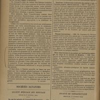 1862 - Page 1870 - Actualités. Principes généraux de l'ionothérapie médicamenteuse / Sociétés savantes. Sociétés médicale des hôpitaux. (Séance du 6 décembre 1929). Un cas de maladie de Cruveillier-Braumgarten. MM. Ph. Pagniez et R. Rivoire, un cas de Cruveillier-Baumgarten / Syndrome d'oblitération artérielle des jambes à type de thrombo-angéite, observé neuf ans. MM. P. Emile Weill et Lévy-Franckel / Tétanos intermittent. MM. Ph. Pagniez et R. Rivoire / Deux observations de paraplégie par localisation méningée au cours de la maladie de Hodgkin. MM. Cain, Rachet et Horowitz / Société de thérapeutique. (Séance du 13 novembre 1929). A propos du traitement de l'épilepsie. M. L. Babonneix