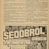 0020 - Page 12 - Informations (suite). Un projet de reconstruction de la Faculté de médecine de Paris / Prochains centenaires / Assurances sociales / Nécrologie