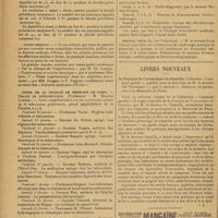 0026 - Page 18 - Informations. Statistique municipale / « Evian-médical » / Cours de la Faculté de médecine de Paris. Chaire de thérapeutique / Faculté de médecine de Bordeaux. Clinique d'électricité médicale / Hôpital Foch / Livres nouveaux. La pratique de l'accoucheur en clientèle. Collection « Comment guérir », publiée sous la direction de M. le Docteur Ch. Fiessinger, par le Docteur L. Demelin...