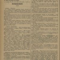 0070 - Page 62 - Actes de la Faculté de médecine de Paris. Thèses / Informations (suite). Guerre / Fédération des syndicats médicaux de la Seine. En faveur de la vaccination antidiphtérique / Ligue française contre le rhumatisme / Hôpital Saint-Louis / Nécrologie