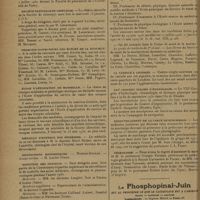 0074 - Page 66 - Informations. École de médecine. Marseille / Reims / Société nationale de chirurgie / Médecins-inspecteurs des écoles de la banlieue / École d'application de Marseille / Médaille d'honneur des épidémies / Distinctions honorifiques. Nicham-Iftikar / Ministère des pensions / Ministère de la marine. Avis de concours / La variole à Londres / XXIe Congrès italien d'hydrologie / Renouvellement de la carte de surcharge / Nécrologie