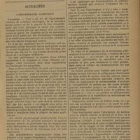 0079 - Page 71 - Asthénie chronique. Alcoolisme. Tentative de meurtre ; par R. Benon... / Actualités. L'ionothérapie aconitique. [R. Levent]