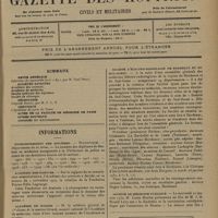 0089 - Page 81 - Sommaire / Informations. Enregistrement des diplômes. Statistique / Académie des sciences / Académie de marine / Médailles d'honneur de l'assistance publique / Direction de l'assistance et de l'hygiène / Société d'électro-radiologie de Bordeaux et du Sud-Ouest / Société de médecine publique
