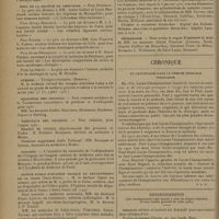 0130 - Page 122 - Informations. Académie des sciences / Prix de la Société de chirurgie. Prix Dubreuil / Prix Duval-Marjolin / Prix Ricord / Prix Jules-Hennequin / Prix Le Dentu / Guerre / Ministère des pensions / Tribunaux des pensions / Congrès / Office public d'hygiène sociale du département de la Seine (Saint-Denis) / Postes / Hôpitaux Laennec et enfants malades-Necker / Nécrologie / Chronique. Un centenaire dans la presse médicale française / Renseignements